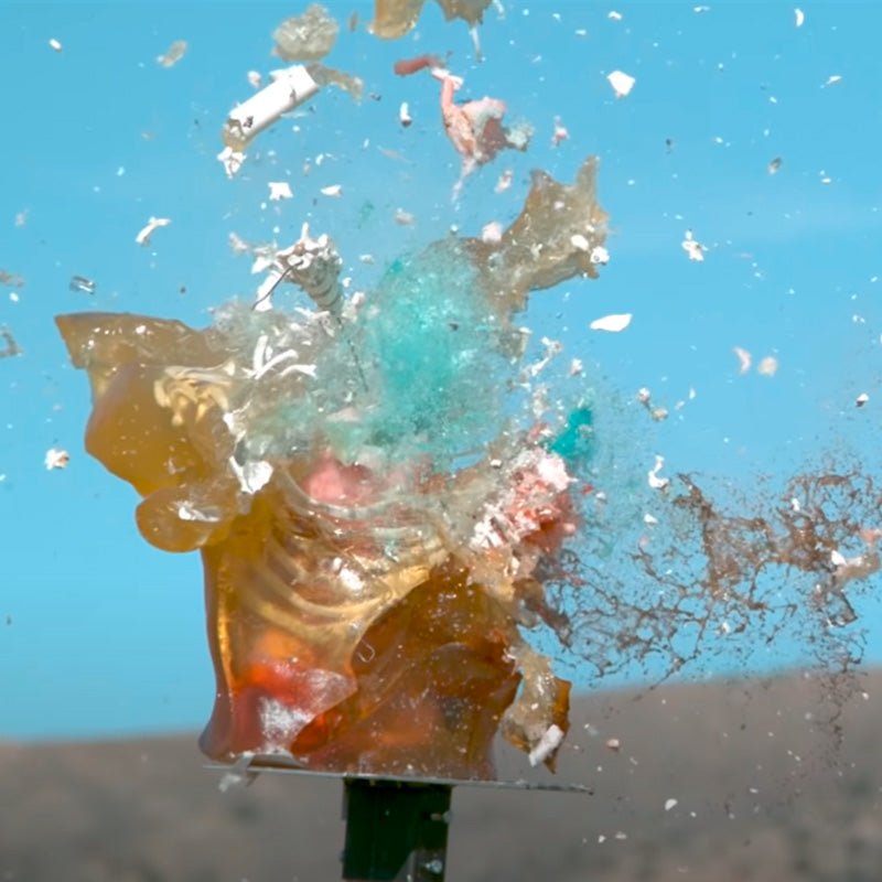 BALLISTIC DUMMY TORSO VS GUNS... IN SLOW MOTION