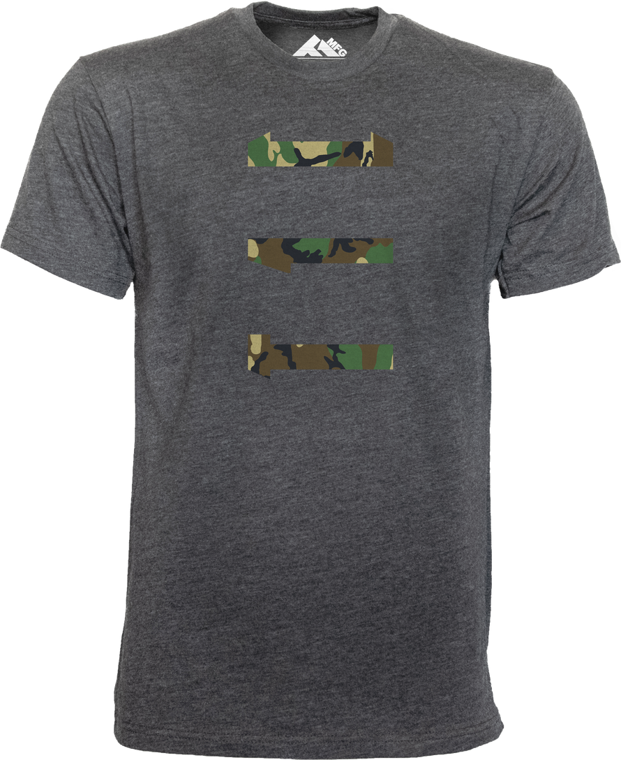T1C - Woodland 3 Bar - T-SHIRT