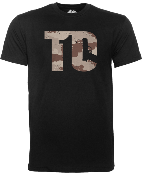 T1C -Chocolate Chip Logo T-SHIRT | Tier 1 Concealed