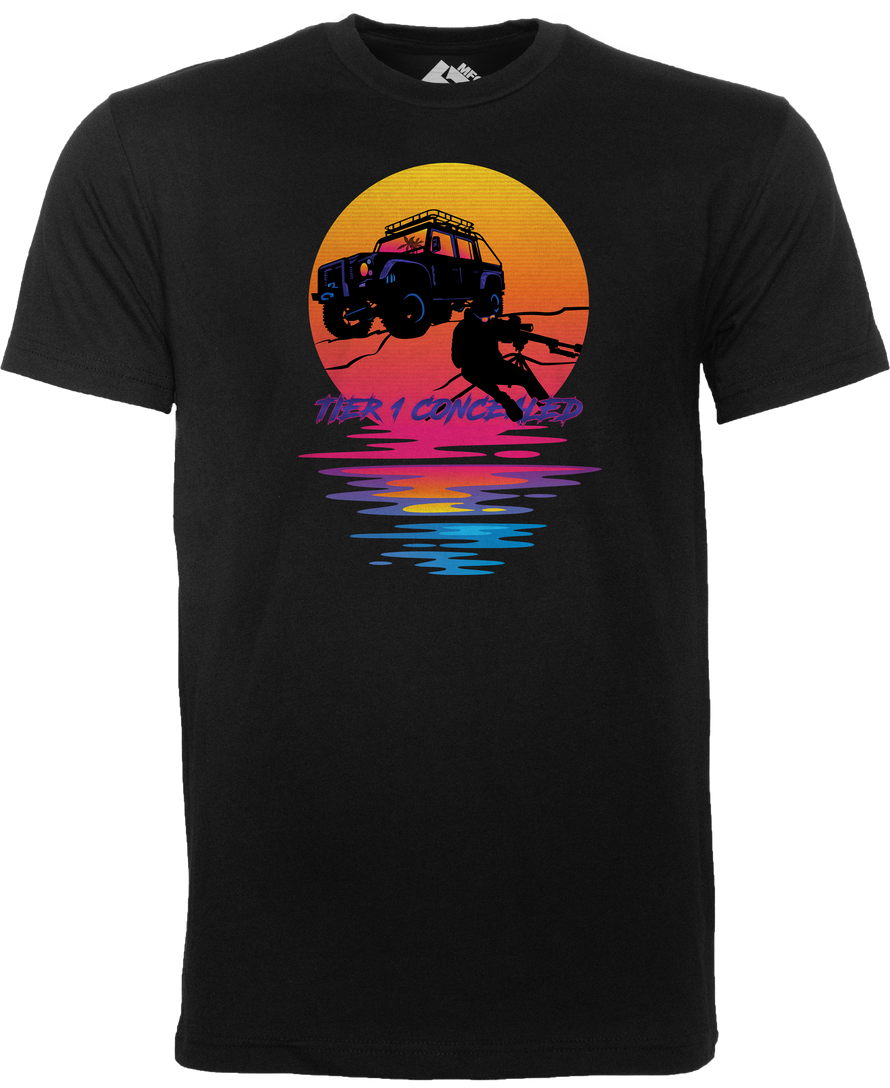 T1C - SUNSET DEFENDER- T-SHIRT