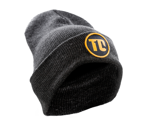 T1C - CIRCLE PATCH - HEATHERED BEANIE WITH CUFF