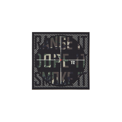 Range it. Dope it. Smoke it. - T1C 3x3 sticker