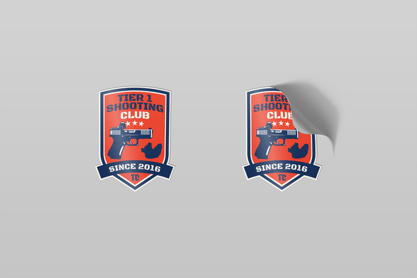 Tier 1 shooting club stickers | Tier 1 Concealed