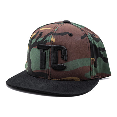 T1C - WOODLAND EMBROIDERED - FLATBILL - SNAPBACK