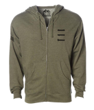 T1C - 3 BAR Zip Up Hoodie