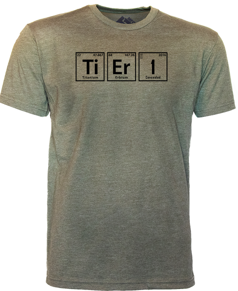 T1C - PERIODIC - T-SHIRT | Tier 1 Concealed